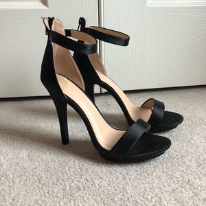 Black heels